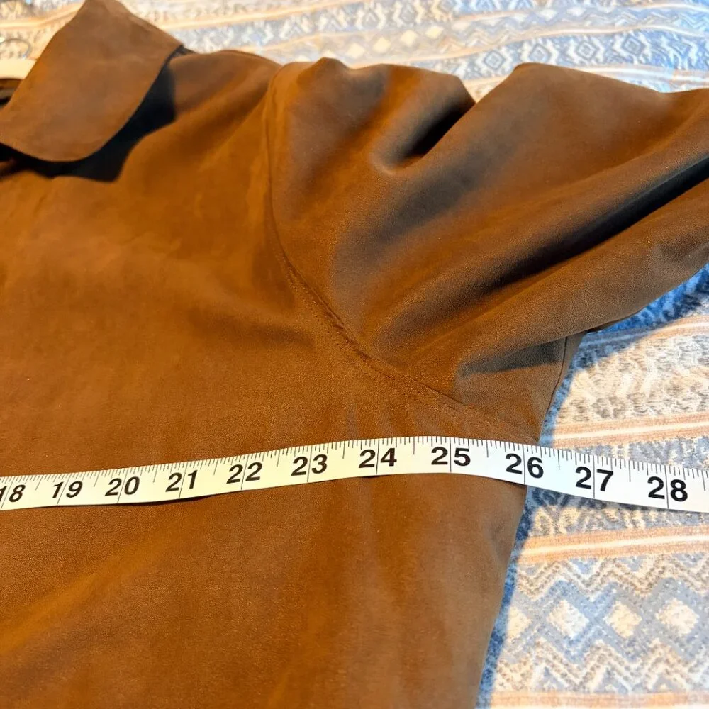 Weatherproof Faux Suede Jacket XL Brown